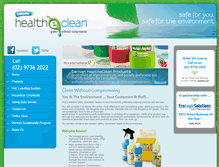 Tablet Screenshot of healtheclean.com.au